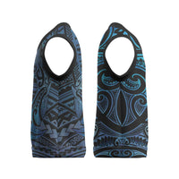 New Zealand Hammerhead Shark Christmas Knitted V-Neck Vest Maori Haehae Mangopare Galaxy - Polynesian Pride