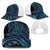 New Zealand Hammerhead Shark Mesh Trucker Cap Maori Haehae Mangopare Galaxy - Polynesian Pride