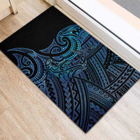 New Zealand Hammerhead Shark Rubber Doormat Maori Haehae Mangopare Galaxy - Polynesian Pride
