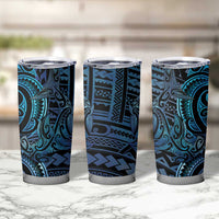 New Zealand Hammerhead Shark Tumbler Cup Maori Haehae Mangopare Galaxy - Polynesian Pride