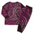 New Zealand Hammerhead Shark Christmas Pajama Set Maori Haehae Mangopare Pink - Polynesian Pride