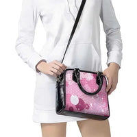 Pink Palaka Japanese Patterns Shoulder Handbag Asanoha Seigaiha Sakura Motif LT14 - Polynesian Pride