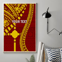 Personalised Fiji Rotuma Canvas Wall Art Fijian Tapa Pattern LT14 - Polynesian Pride