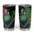 New Zealand Tui Bird Christmas Tumbler Cup Maori Fern Mix Pohotukawa