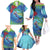 New Zealand Takahe Christmas Family Matching Off The Shoulder Long Sleeve Dress and Hawaiian Shirt Maori Fern Mix Pohotukawa
