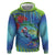 New Zealand Takahe Christmas Hoodie Maori Fern Mix Pohotukawa