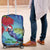 New Zealand Takahe Christmas Luggage Cover Maori Fern Mix Pohotukawa