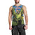 Personalised Jumping Kakapo Christmas Men Tank Top New Zealand Fern - Starry Night Style