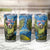 Personalised Jumping Kakapo Christmas Tumbler Cup New Zealand Fern - Starry Night Style