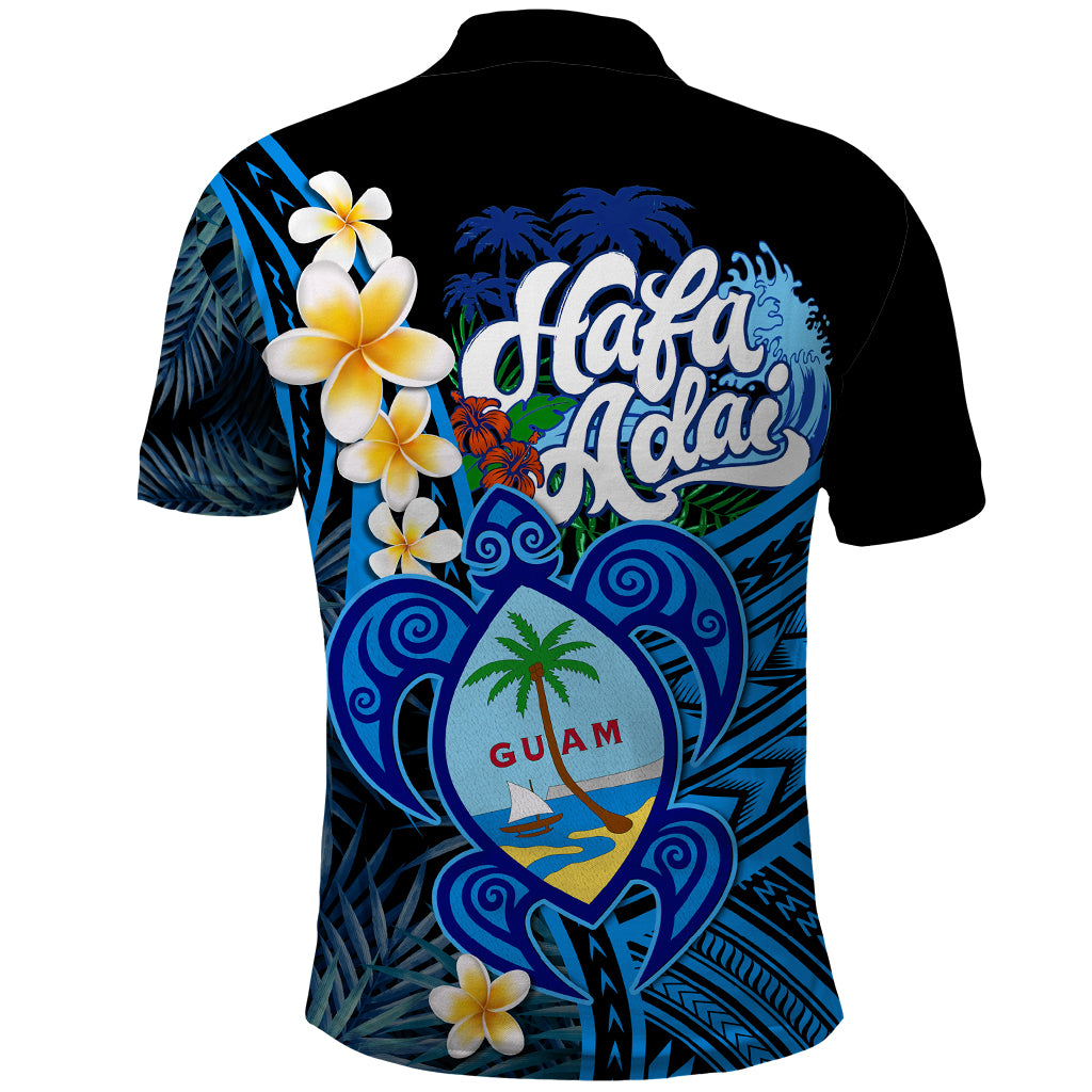Hafa Adai Guam Polo Shirt Guahan Sea Turtle Tropical Style LT14 - Polynesian Pride