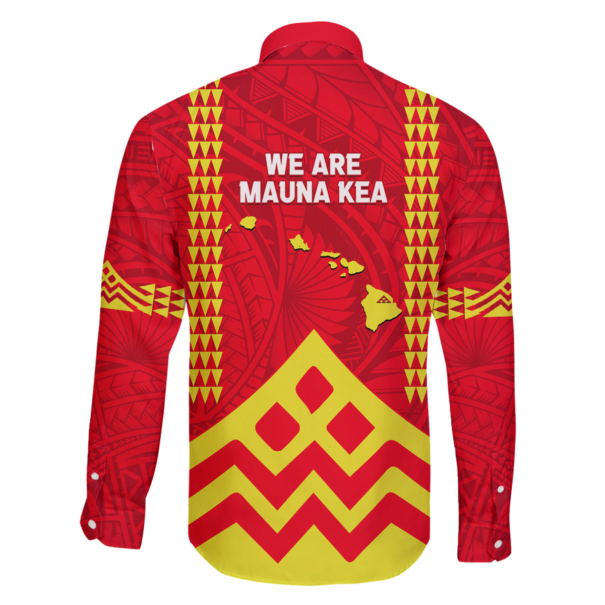 Hawaii Mauna Kea Family Matching Long Sleeve Bodycon Dress and Hawaiian Shirt Hawaiian Kakau Tribal Pattern LT14 - Polynesian Pride