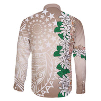 Cook Islands Tiare Maori With Conch Shell Family Matching Off The Shoulder Long Sleeve Dress and Hawaiian Shirt 2025 Pasifika Polynesian Tattoo