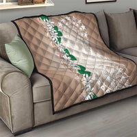 Cook Islands Tiare Maori With Conch Shell Quilt 2025 Pasifika Polynesian Tattoo LT14 - Polynesian Pride
