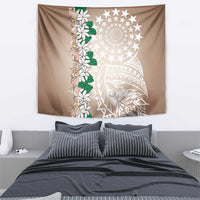 Cook Islands Tiare Maori With Conch Shell Tapestry 2025 Pasifika Polynesian Tattoo LT14 - Polynesian Pride