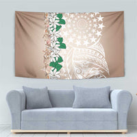 Cook Islands Tiare Maori With Conch Shell Tapestry 2025 Pasifika Polynesian Tattoo LT14 - Polynesian Pride