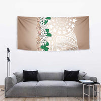 Cook Islands Tiare Maori With Conch Shell Tapestry 2025 Pasifika Polynesian Tattoo LT14 - Polynesian Pride