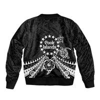Kia Orana Cook Islands Bomber Jacket 2025 Pasifika Polynesian Turtle Black Color