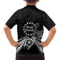 Kia Orana Cook Islands Family Matching Summer Maxi Dress and Hawaiian Shirt 2025 Pasifika Polynesian Turtle Black Color LT14 - Polynesian Pride
