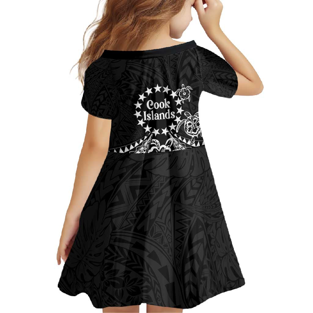 Kia Orana Cook Islands Family Matching Summer Maxi Dress and Hawaiian Shirt 2025 Pasifika Polynesian Turtle Black Color LT14 - Polynesian Pride