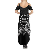 Kia Orana Cook Islands Family Matching Summer Maxi Dress and Hawaiian Shirt 2025 Pasifika Polynesian Turtle Black Color LT14 - Polynesian Pride