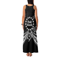 Kia Orana Cook Islands Family Matching Tank Maxi Dress and Hawaiian Shirt 2025 Pasifika Polynesian Turtle Black Color LT14 - Polynesian Pride