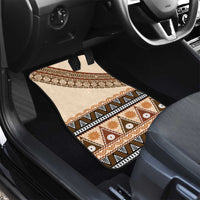 Bula Fiji Car Mats 2025 Pasifika Traditional Fijian Masi LT14 - Polynesian Pride