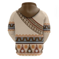 Bula Fiji Zip Hoodie 2025 Pasifika Traditional Fijian Masi LT14 - Polynesian Pride