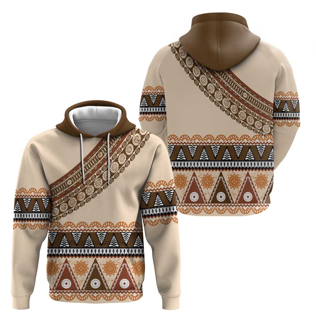 Bula Fiji Zip Hoodie 2025 Pasifika Traditional Fijian Masi LT14 - Polynesian Pride