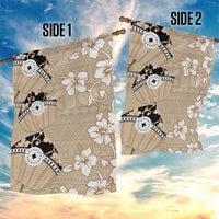 Bula Fiji Iri Buli Garden Flag Woven Fan With Fijian Tapa LT14 - Polynesian Pride