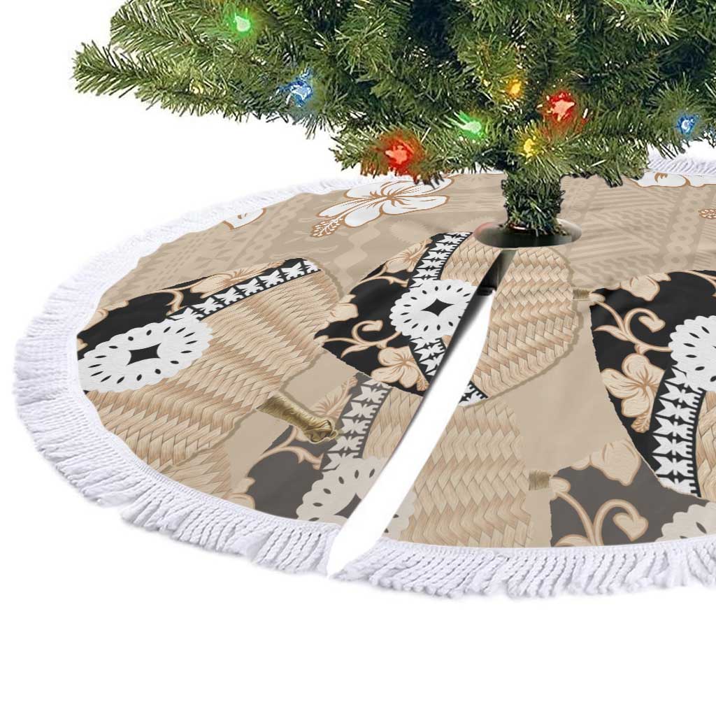 Bula Fiji Iri Buli Tree Skirt Woven Fan With Fijian Tapa - Polynesian Pride