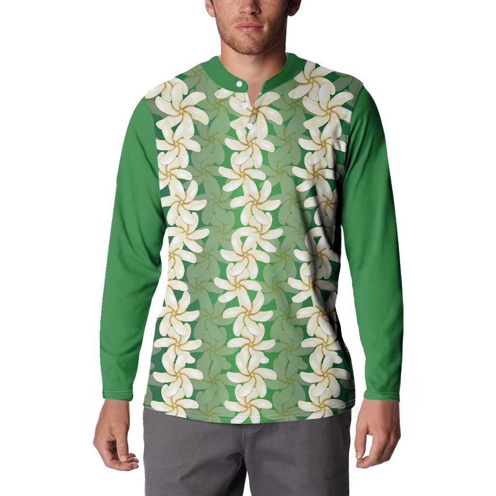 Ia Orana Tahiti Tiare Maori Seamless Style Button Sweatshirt LT14 - Polynesian Pride