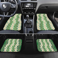 Ia Orana Tahiti Tiare Maori Seamless Style Car Mats LT14 Set 4pcs Green - Polynesian Pride