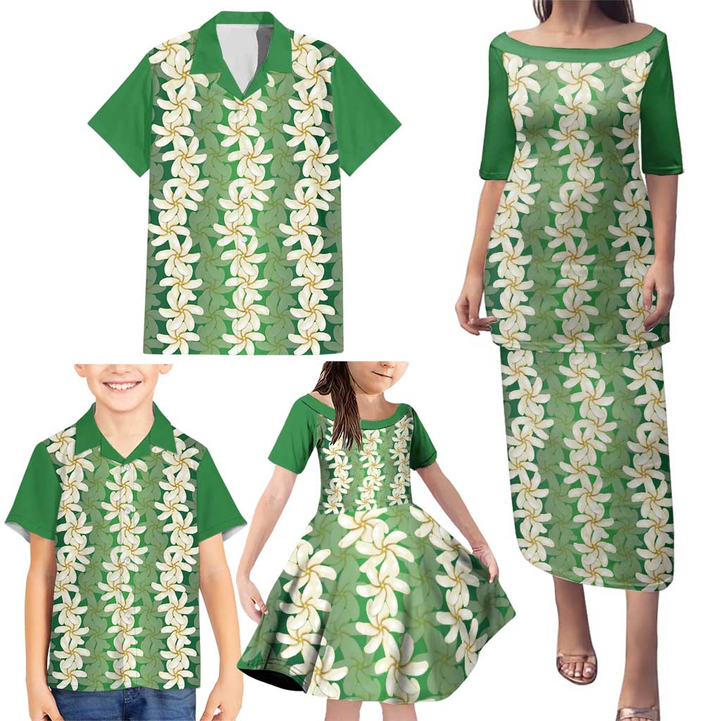 Ia Orana Tahiti Tiare Maori Seamless Style Family Matching Puletasi and Hawaiian Shirt LT14 - Polynesian Pride