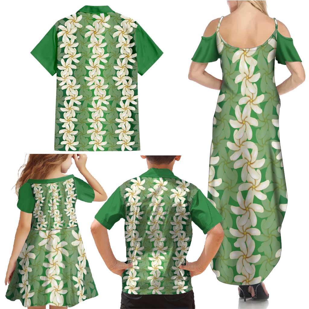 Ia Orana Tahiti Tiare Maori Seamless Style Family Matching Summer Maxi Dress and Hawaiian Shirt LT14 - Polynesian Pride