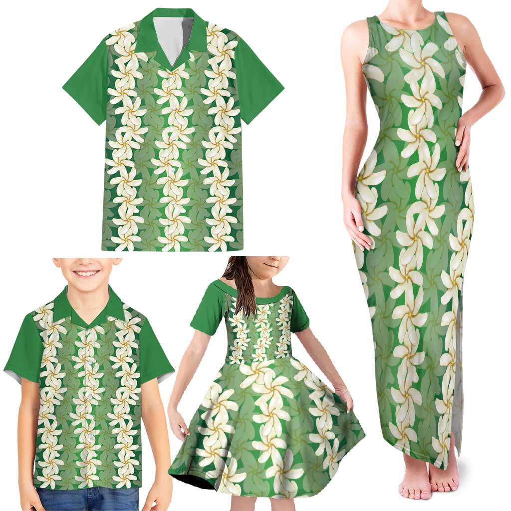 Ia Orana Tahiti Tiare Maori Seamless Style Family Matching Tank Maxi Dress and Hawaiian Shirt LT14 - Polynesian Pride