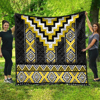 Yellow Taniko Aotearoa Quilt Niho Taniwha Mix Poutama LT14 - Polynesian Pride