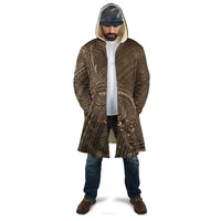 Brown Polynesia Plumeria Tattoo Cloak