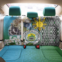 Cotabato Philippines Province Back Car Seat Cover Filipino Eagle Sampaguita Tinalak Pattern