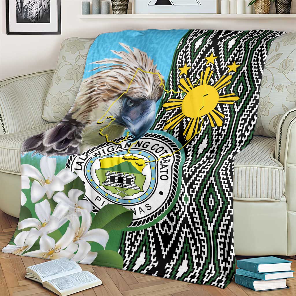 Cotabato Philippines Province Blanket Filipino Eagle Sampaguita Tinalak Pattern