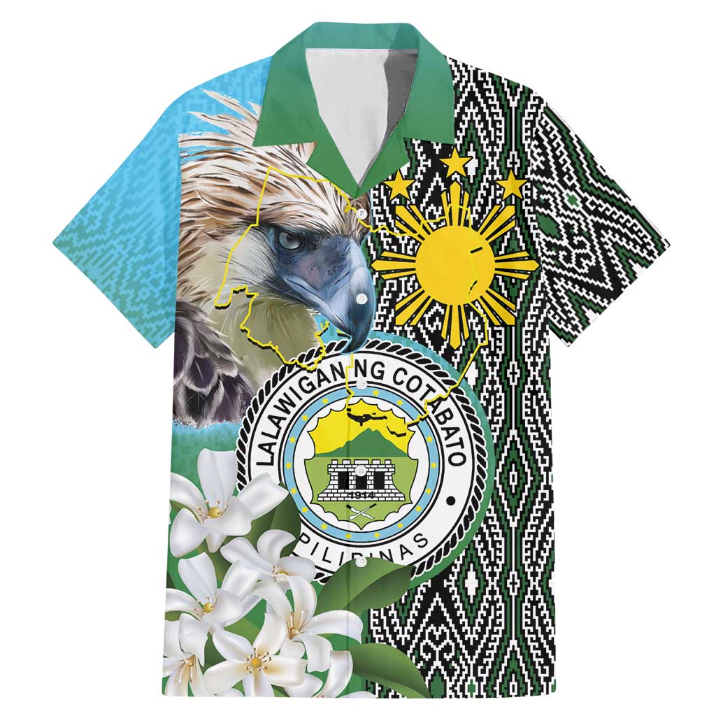Cotabato Philippines Province Family Matching Mermaid Dress and Hawaiian Shirt Filipino Eagle Sampaguita Tinalak Pattern