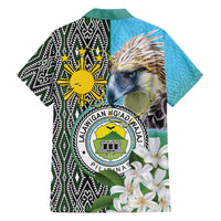 Cotabato Philippines Province Hawaiian Shirt Filipino Eagle Sampaguita Tinalak Pattern