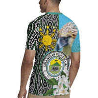 Cotabato Philippines Province Rugby Jersey Filipino Eagle Sampaguita Tinalak Pattern LT14 - Polynesian Pride