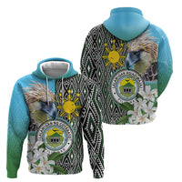 Cotabato Philippines Province Zip Hoodie Filipino Eagle Sampaguita Tinalak Pattern