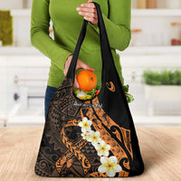 Liver Cancer Awareness Month Grocery Bag Awareness Is Key Orange Polynesian Ribbon