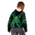 ADHD Awareness Month You Matter Kid Hoodie Green Polynesian Ribbon