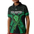 ADHD Awareness Month You Matter Kid Polo Shirt Green Polynesian Ribbon