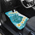 Turquoise Hawaii Shark Tattoo Car Mats Frangipani With Polynesian Pastel Version