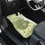 Green Hawaii Shark Tattoo Car Mats Frangipani With Polynesian Pastel Version