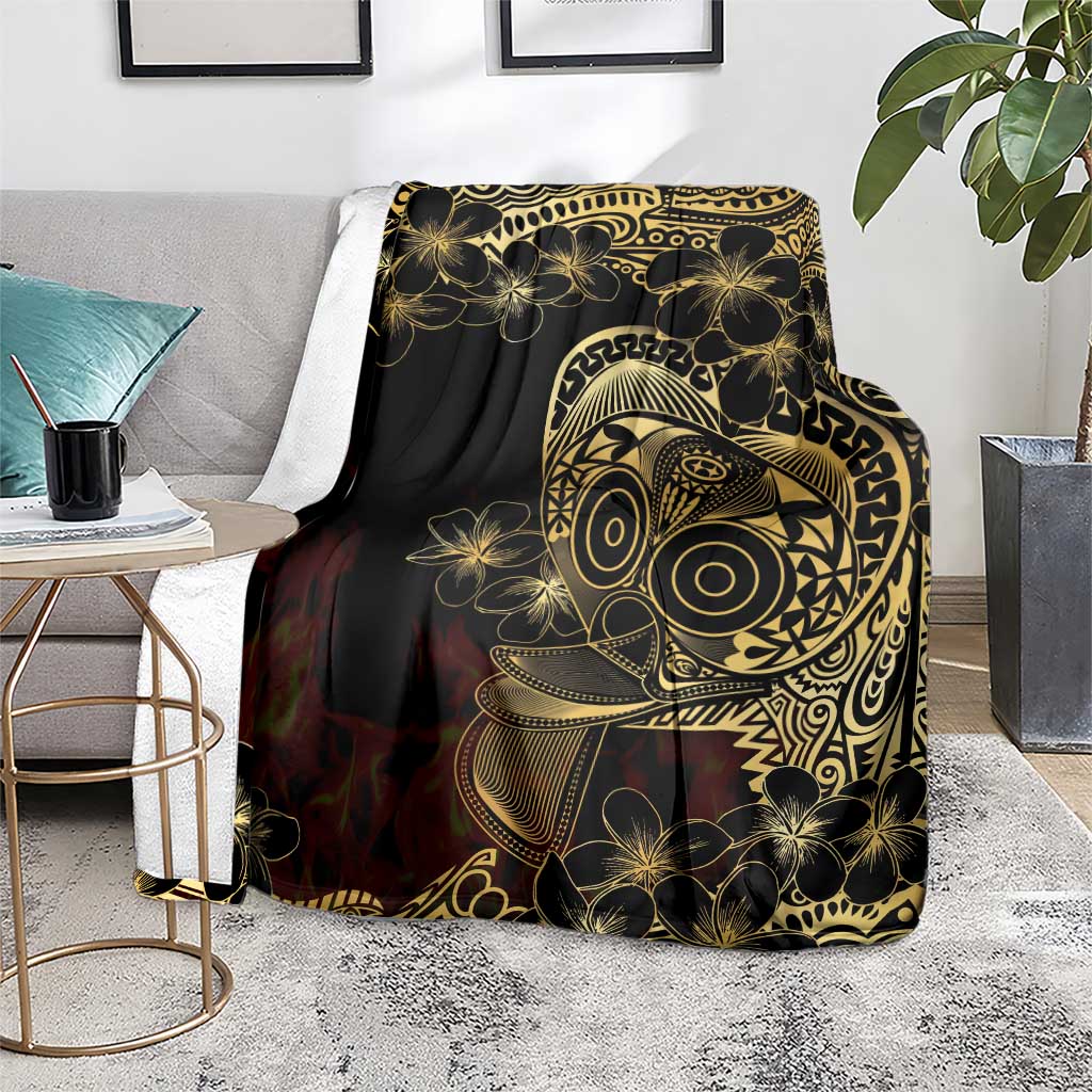 Frangipani Festival Rabaul Blanket PNG Tribal Baining Mask Tattoo - Polynesian Pride