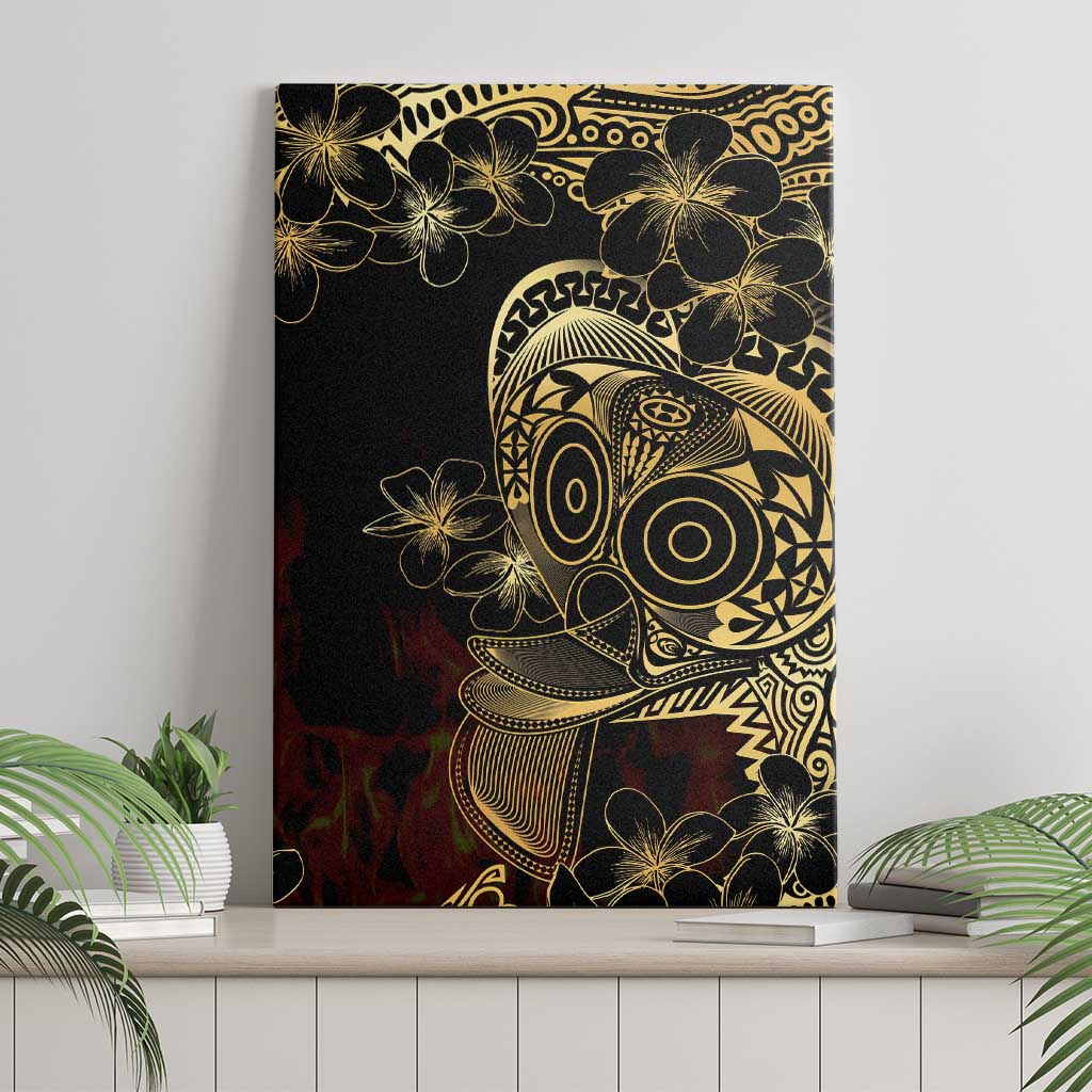 Frangipani Festival Rabaul Canvas Wall Art PNG Tribal Baining Mask Tattoo LT14 - Polynesian Pride